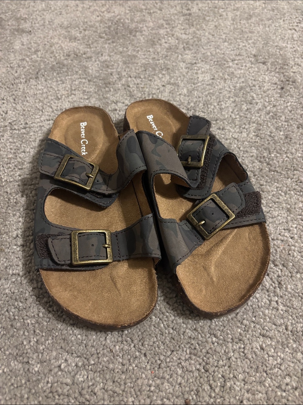 Boys Camo Sandals